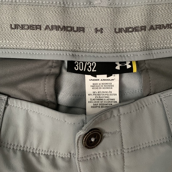 Under Armour Men’s Gray Tapered Pants Size: 30x32 - Picture 2 of 5
